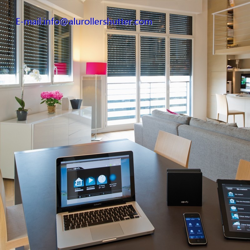 Motorized Roller shutter window