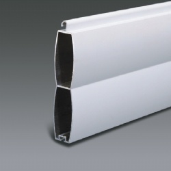 Aluminum roller shutter 55mm bottom slat