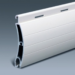 Aluminum roller shutter 55mm double layer hurricane slat