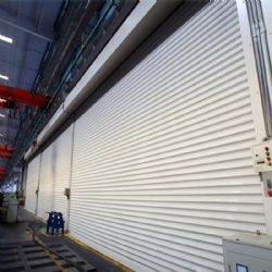 Industrial roller shutter door