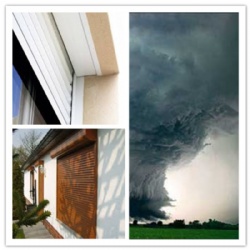 Hurricane Roller shutter Window